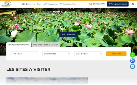 Page d'accueil du site de La Palanche