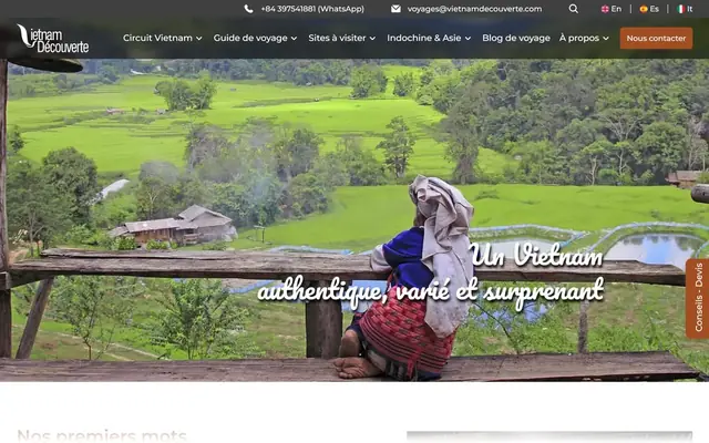 Le site de Vietnam Découverte